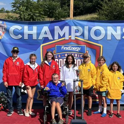 "2024 All-American Champs along with the 2024 National Super Kids Classic winner Ethan Auwerda